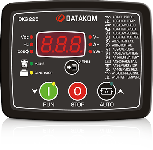 Datakom DKG 225 OTOMATİK KONTROL VE AKÜ ŞARJ CİHAZI